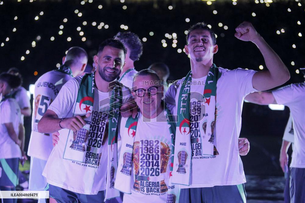 Algeria National Team Celebrates World Cup Qualification - Tizi Ouzou