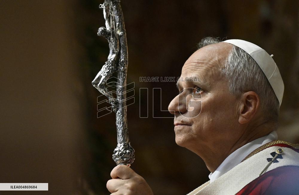 Pope Leo XIV At Mass For Deceased Pope Francis And Prelates - Vatican