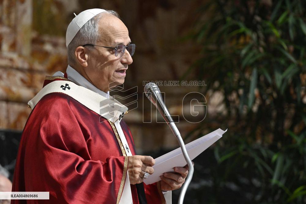 Pope Leo XIV At Mass For Deceased Pope Francis And Prelates - Vatican
