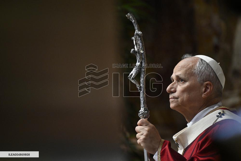 Pope Leo XIV Presides Over A Mass In Suffrage For The Late Pope Francis - Vatican