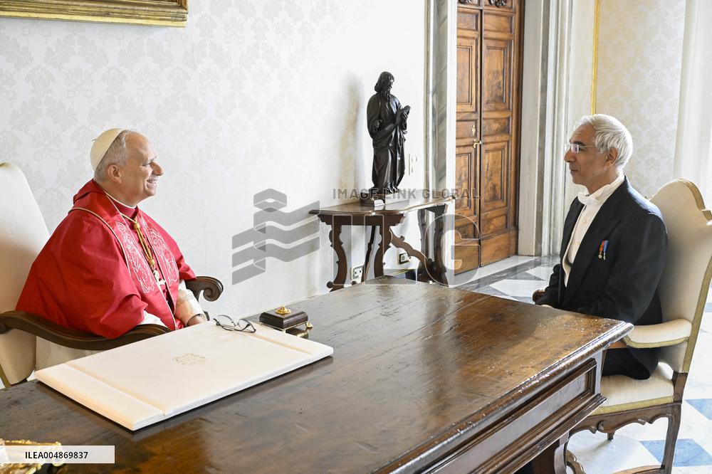 Pope Leo XIV Receives In Private Audience The Letters Of Credence Of Ambassador of Lebanon - Vatican