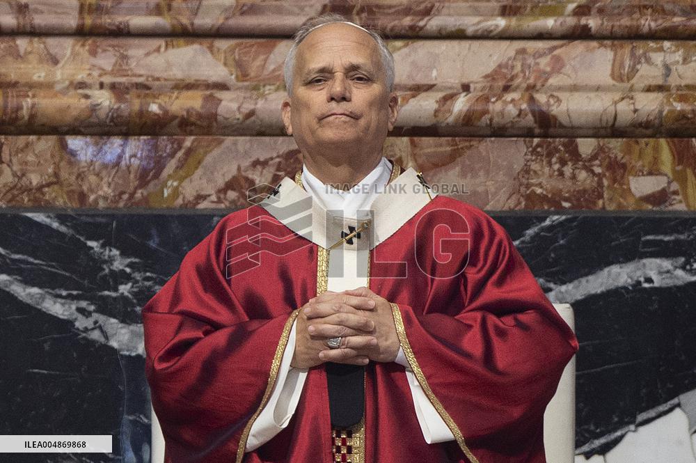 Pope Leo XIV Presides Over A Mass In Suffrage For The Late Pope Francis - Vatican