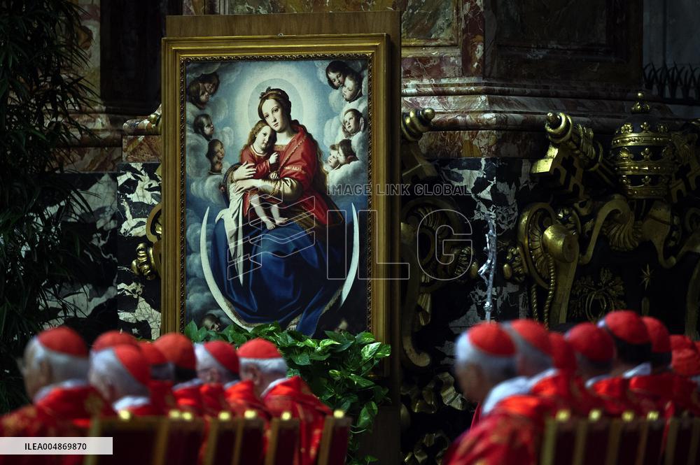 Pope Leo XIV Presides Over A Mass In Suffrage For The Late Pope Francis - Vatican