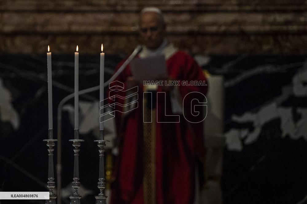 Pope Leo XIV Presides Over A Mass In Suffrage For The Late Pope Francis - Vatican