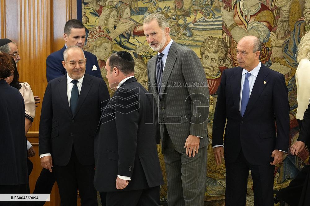 King Felipe VI Receives Jewish Community Delegation - Spain