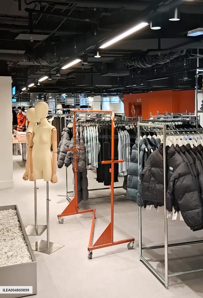 Preparation of the Shein Shop at BHV Before Its Opening - Paris