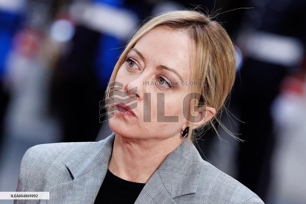 PM Giorgia Meloni Meets With Gabonese President Brice Clotaire Oligui Nguema - Rome