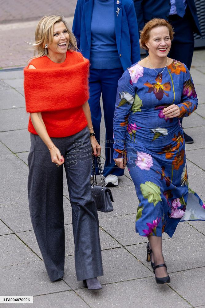 Queen Maxima Visits the Municipality of Haarlem - Netherlands