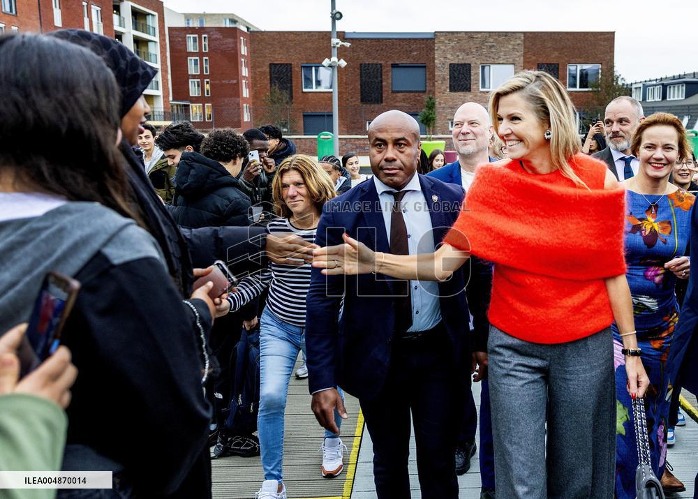 Queen Maxima Visits the Municipality of Haarlem - Netherlands