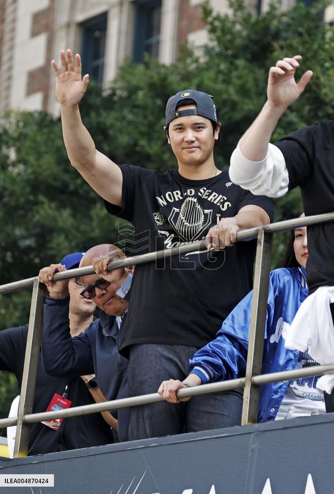 Dodgers World Series victory parade