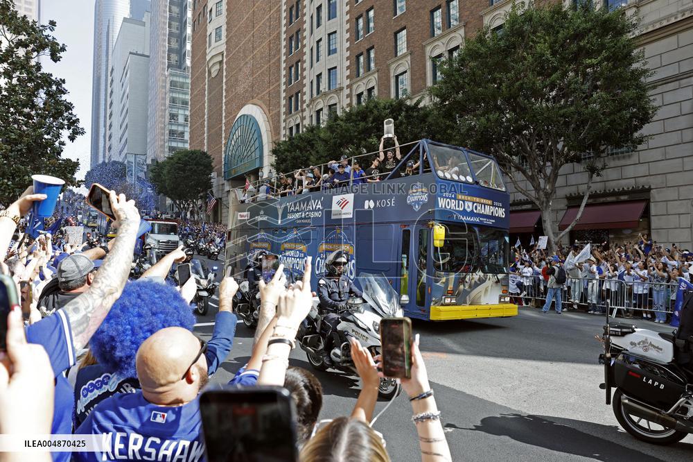 Dodgers World Series victory parade