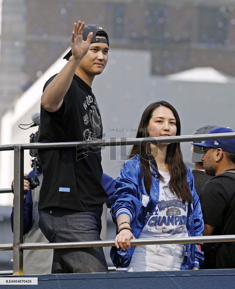 Dodgers World Series victory parade