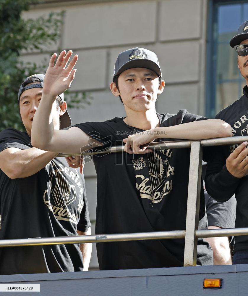 Dodgers World Series victory parade