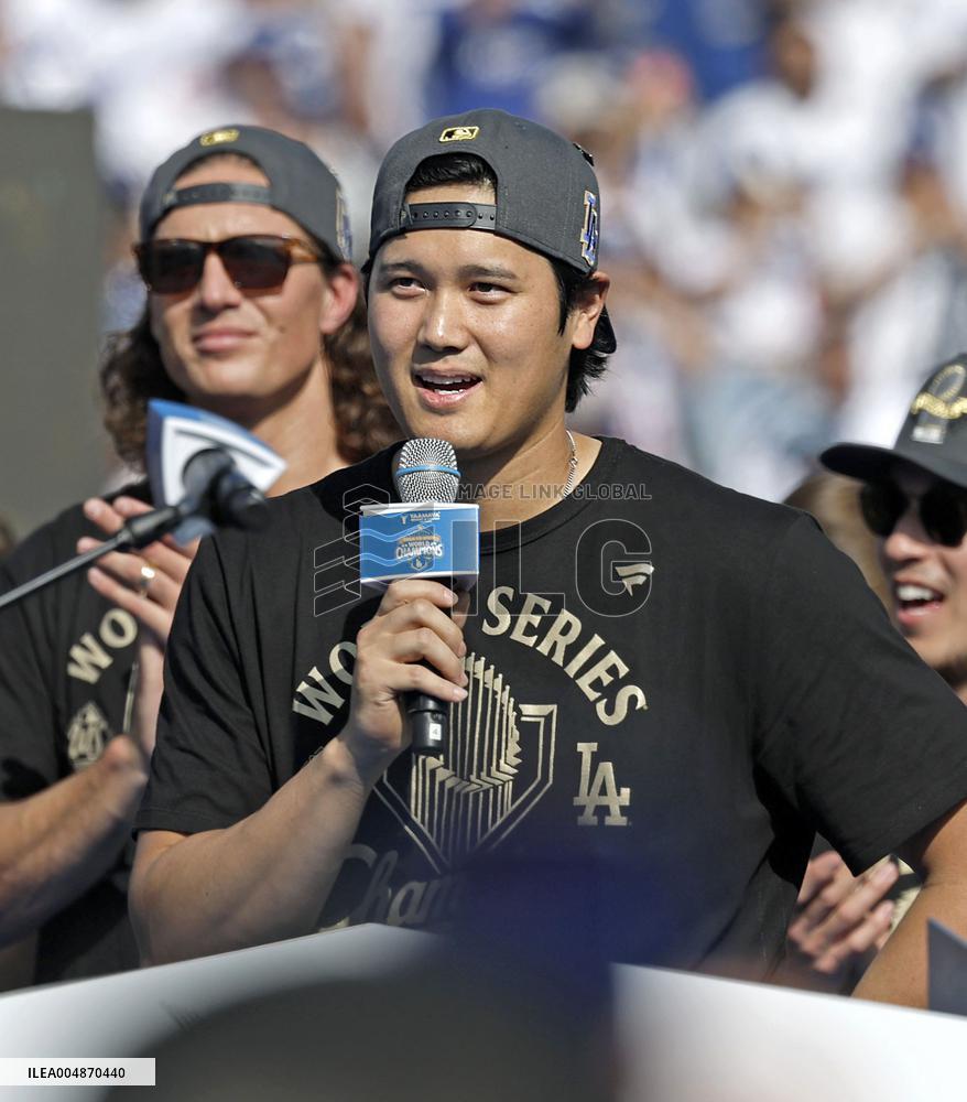 Dodgers' World Series victory celebration