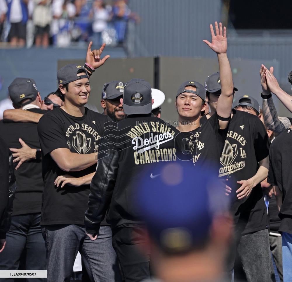 Dodgers' World Series victory celebration