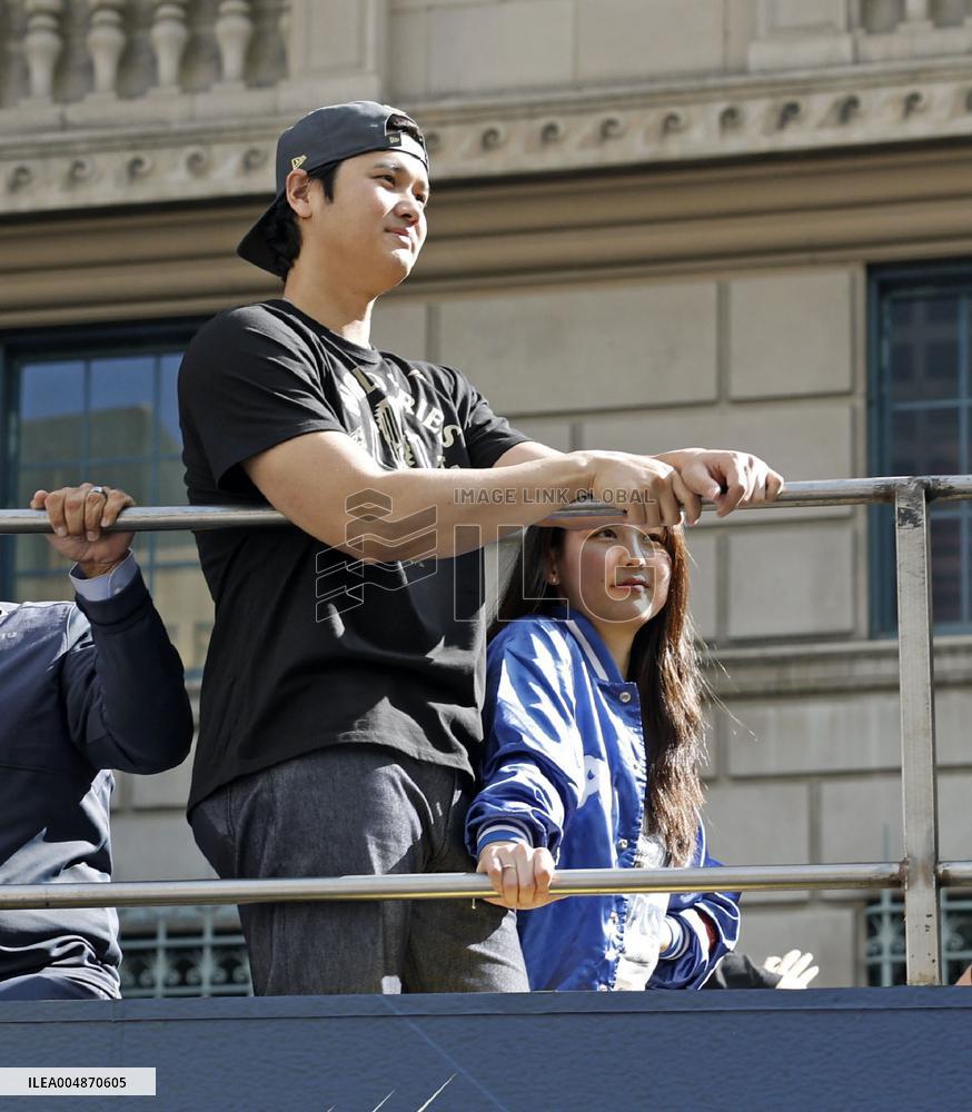Dodgers' World Series victory parade