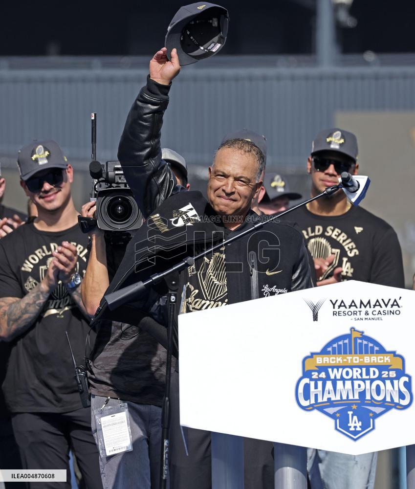 Dodgers' World Series victory celebration