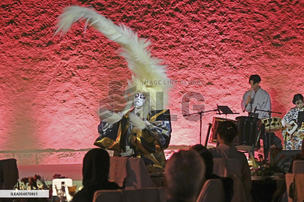 Kabuki performance in Saudi Arabia