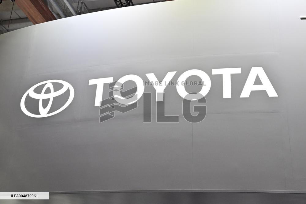 Toyota Motor Corporation signboard and logo