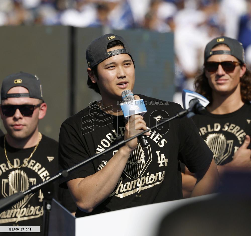 Dodgers' World Series victory celebration