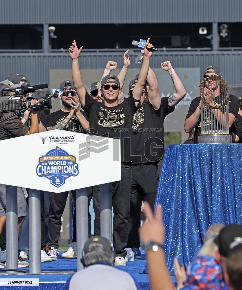 Dodgers' World Series victory celebration