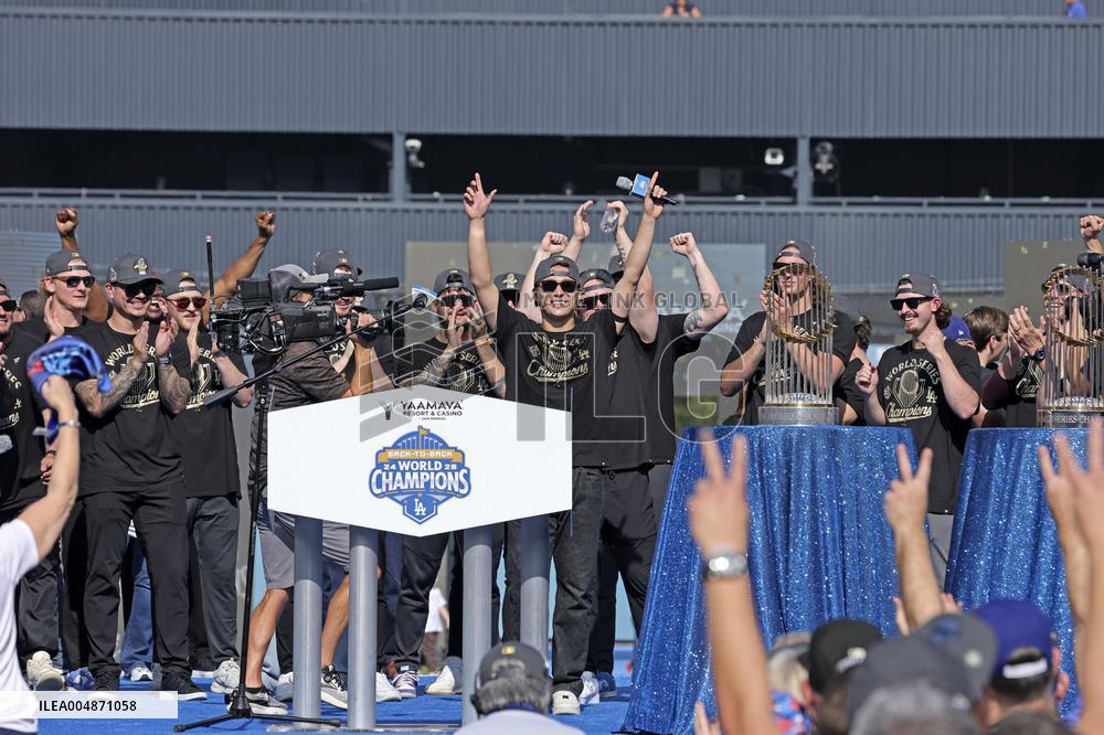 Dodgers' World Series victory celebration