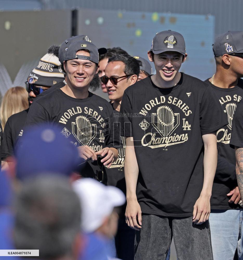 Dodgers' World Series victory celebration