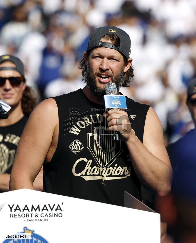 Dodgers' World Series victory celebration