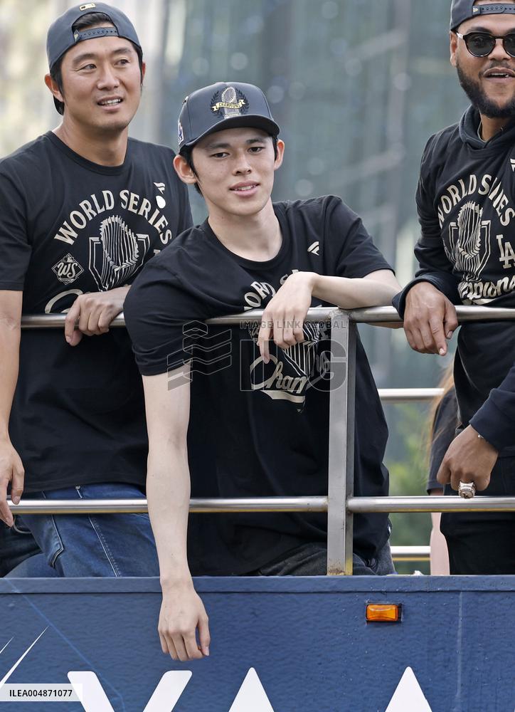 Dodgers World Series victory parade