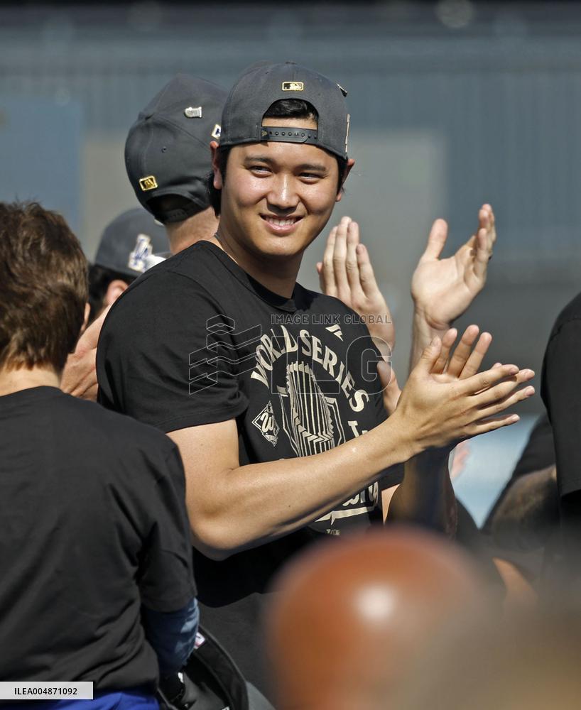 Dodgers' World Series victory celebration