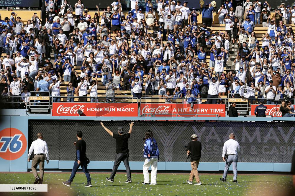 Dodgers' World Series victory celebration