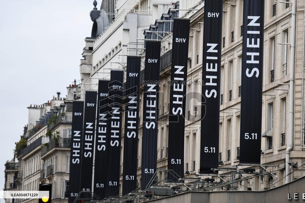Illustration - Shein Store At BHV - Paris