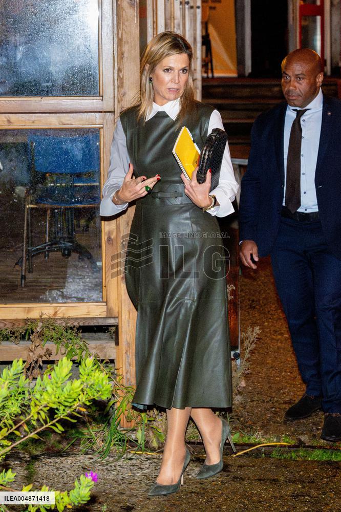 Queen Maxima At The Offline Club Visit - Amsterdam