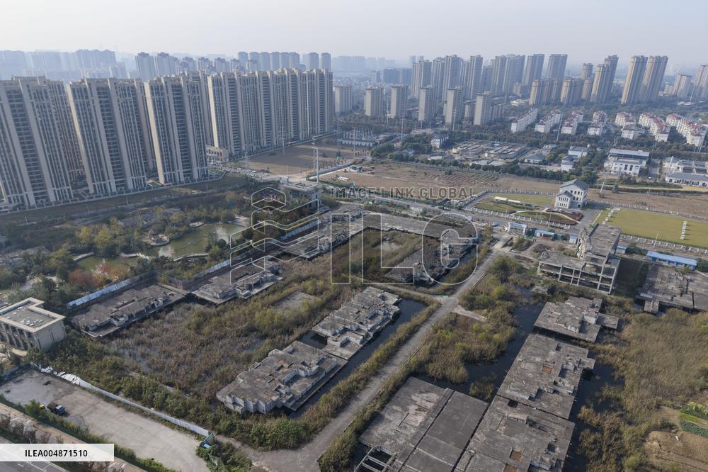 Evergrande Junting Project Unfinished Construction Site