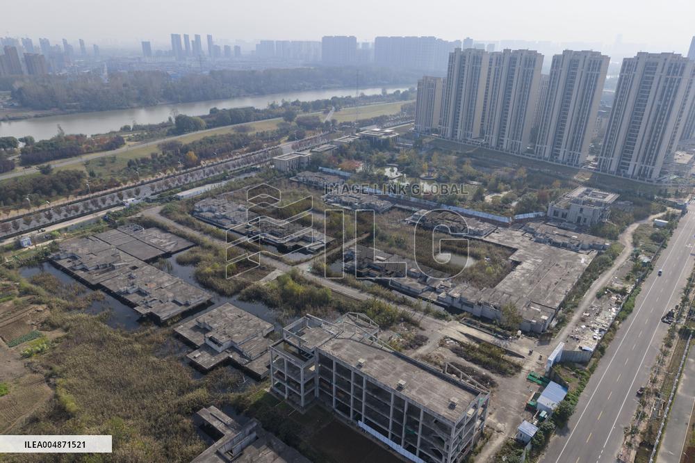 Evergrande Junting Project Unfinished Construction Site