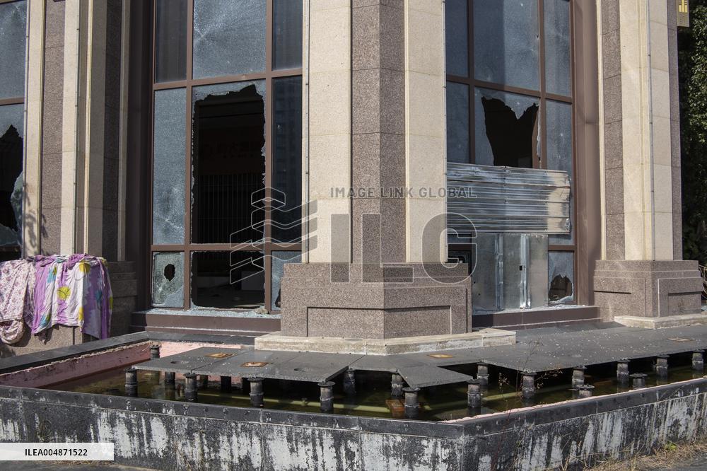 Evergrande Junting Project Unfinished Construction Site