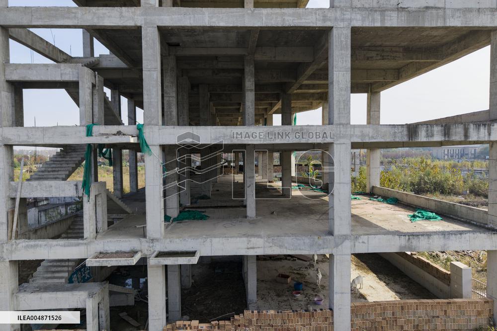 Evergrande Junting Project Unfinished Construction Site