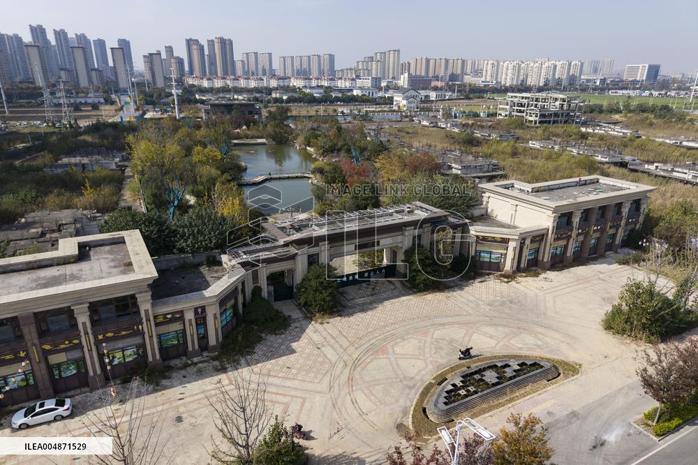 Evergrande Junting Project Unfinished Construction Site