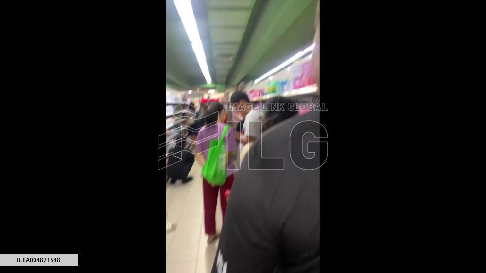 Philippines: Residents Rush to Stores Ahead of Typhoon Kalmaegi 2