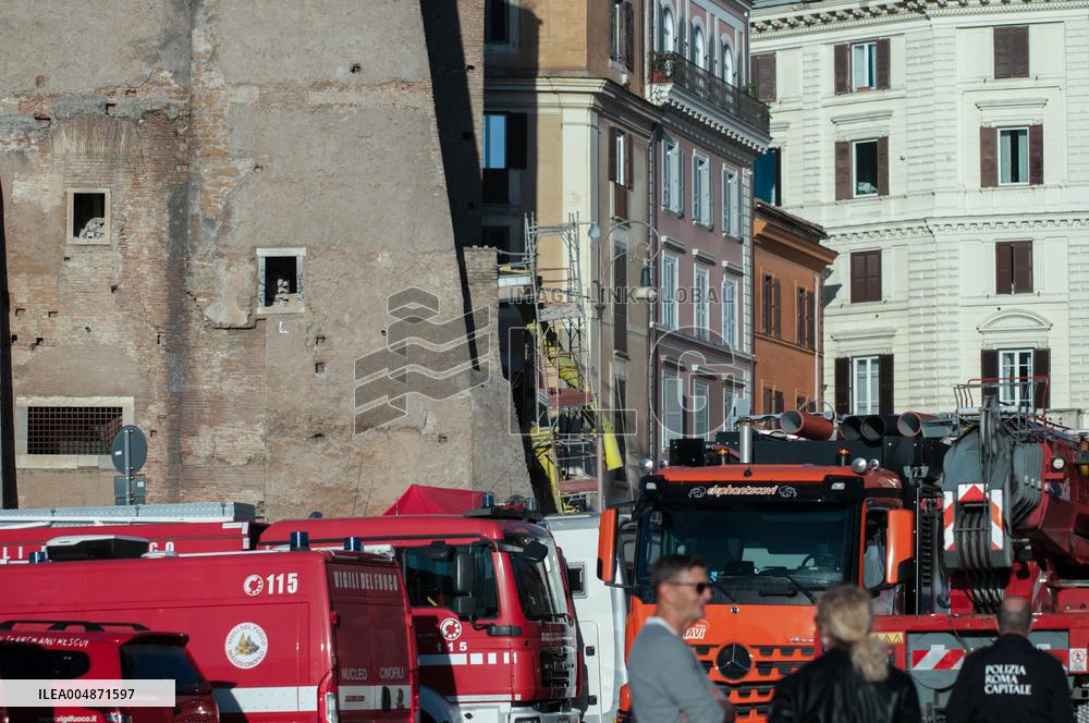 Worker Dies in Medieval Tower Collapse - Rome