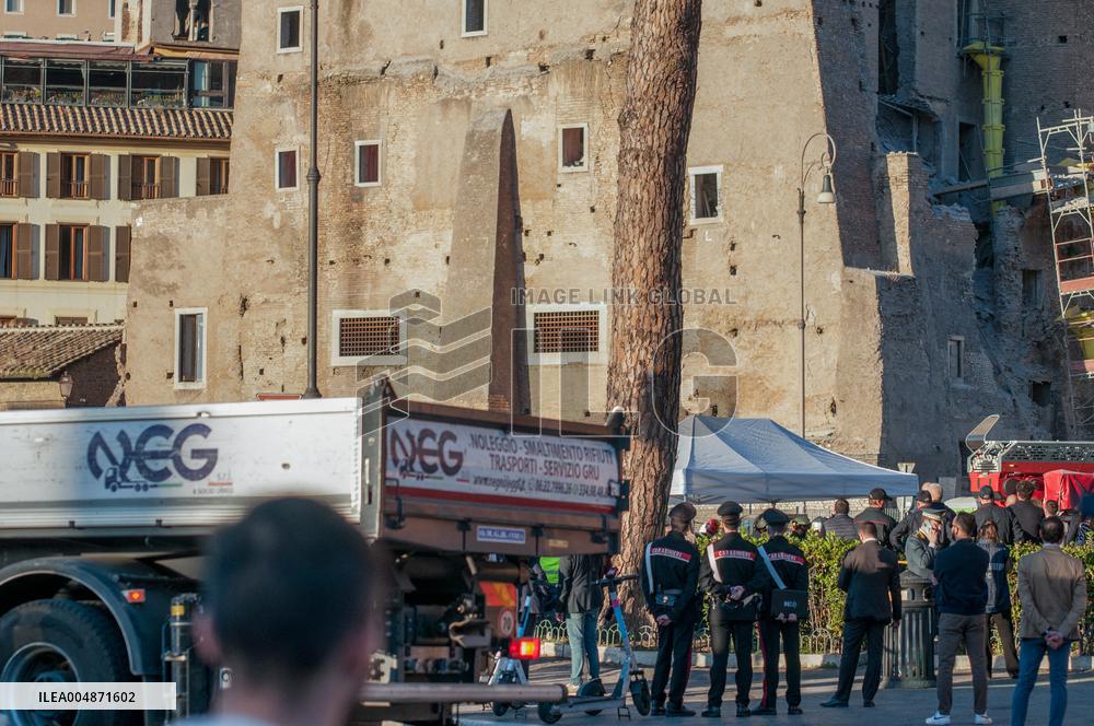 Worker Dies in Medieval Tower Collapse - Rome
