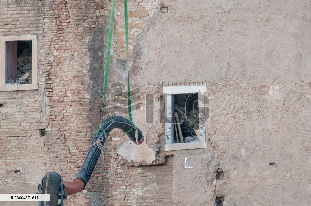 Worker Dies in Medieval Tower Collapse - Rome