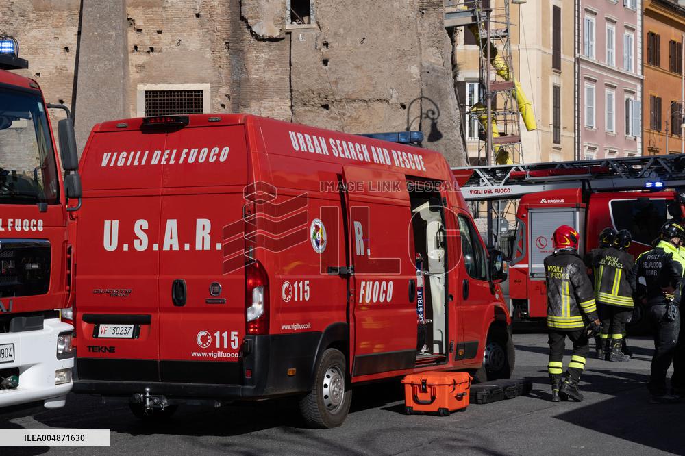 Worker Dies in Medieval Tower Collapse - Rome