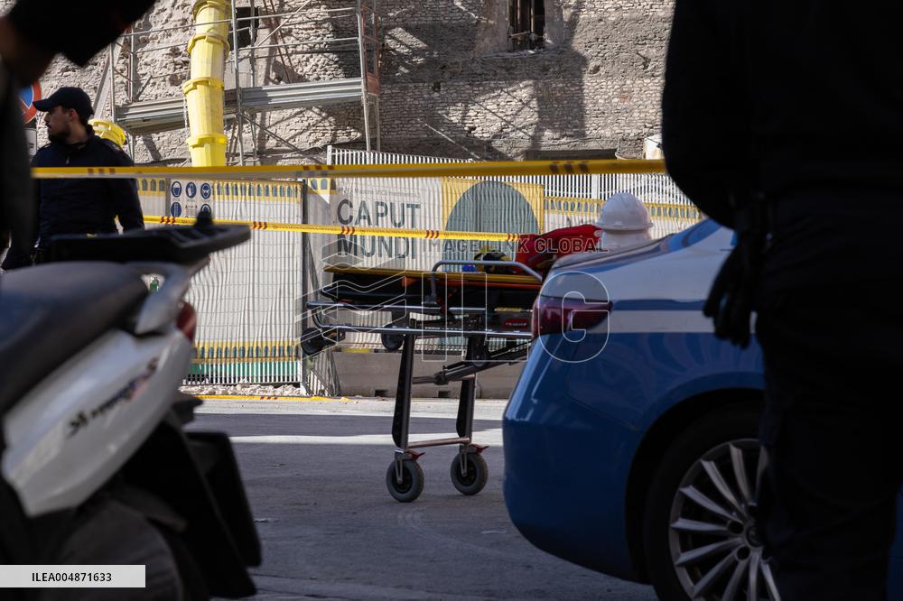 Worker Dies in Medieval Tower Collapse - Rome