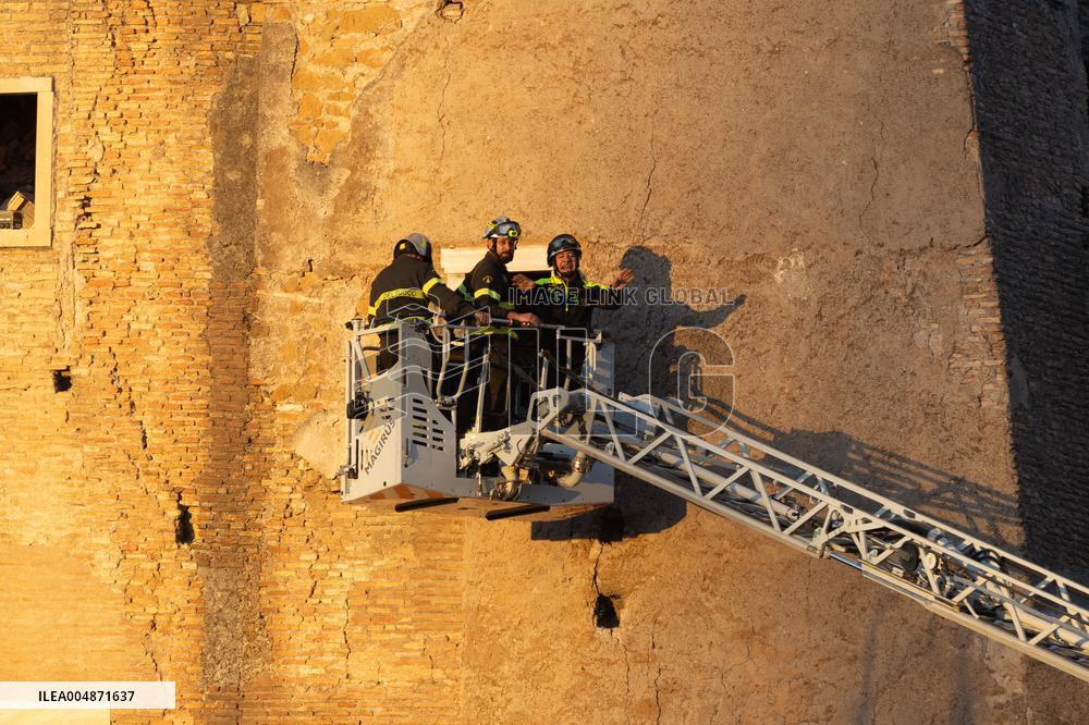Worker Dies in Medieval Tower Collapse - Rome