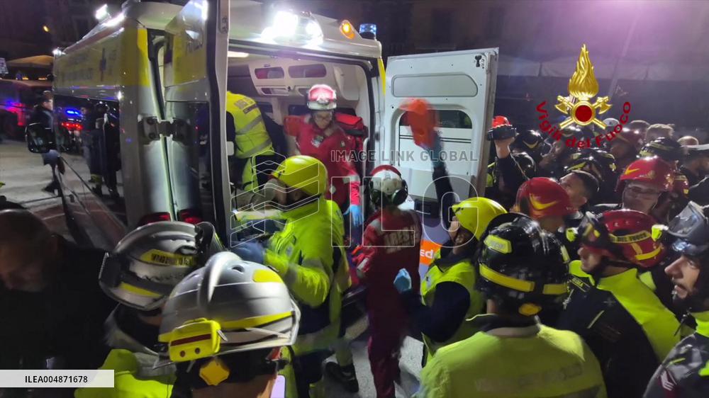 Worker Dies in Medieval Tower Collapse - Rome