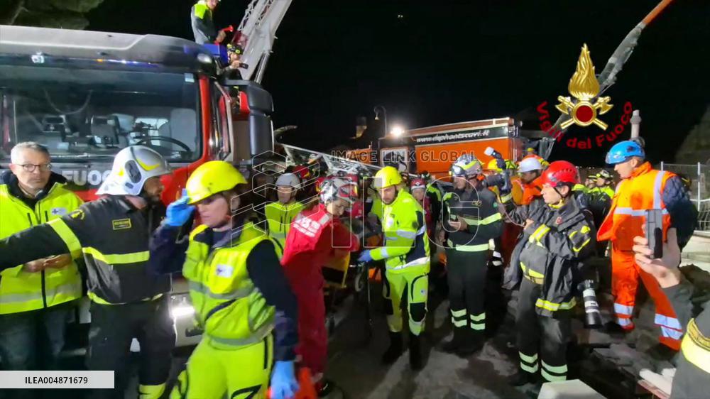 Worker Dies in Medieval Tower Collapse - Rome