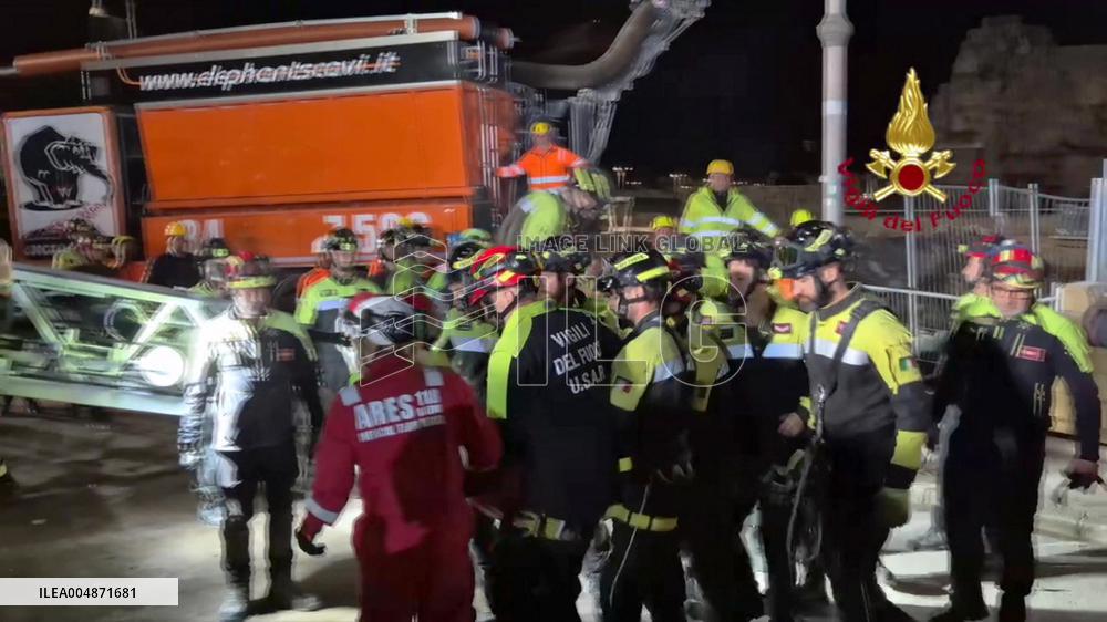 Worker Dies in Medieval Tower Collapse - Rome