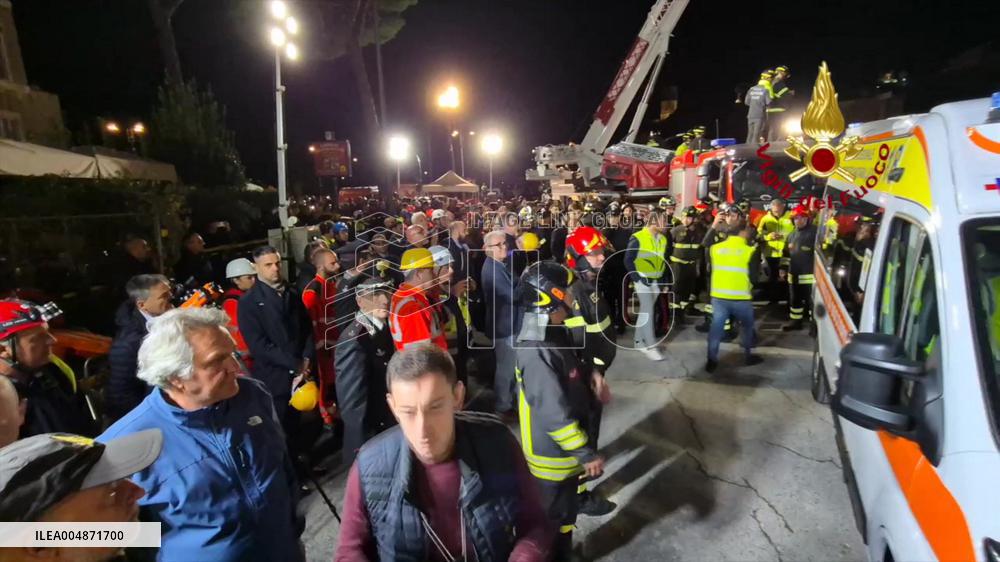 Worker Dies in Medieval Tower Collapse - Rome