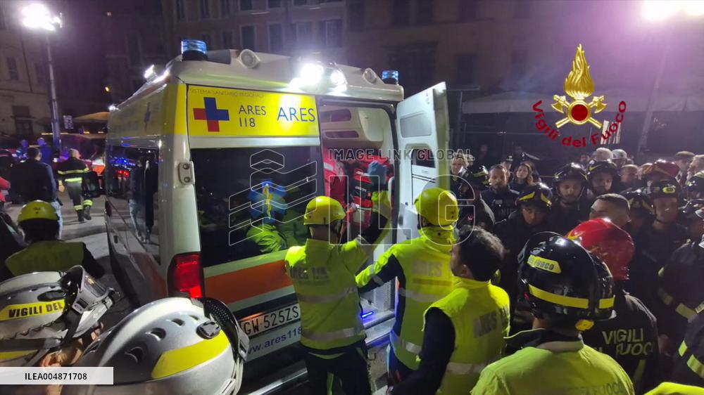 Worker Dies in Medieval Tower Collapse - Rome